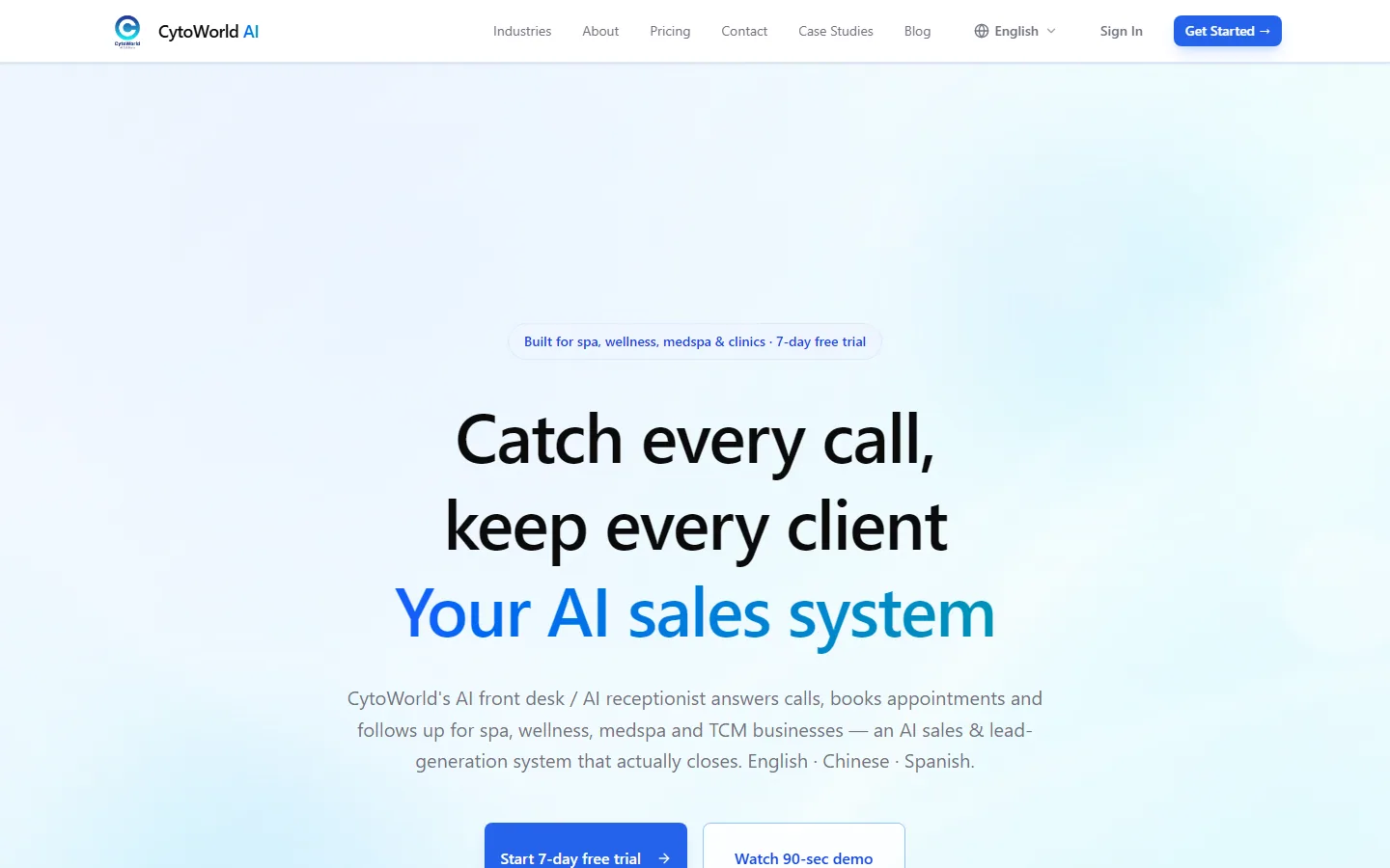 A Focus Media enterprise AI customer-response and booking interface
