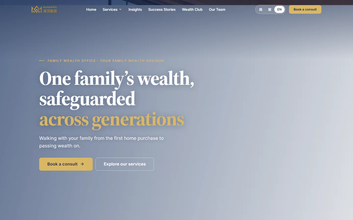 Guaranti group website preview