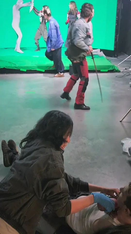 Green-screen action and music video filming at Upperland Studio